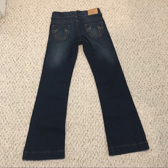 True Religion vintage wash blue jeans in size 10 - Picture 11 of 16